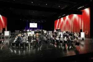 © Anja Koehler Open-Space-Methode auf der Werkstattbühne im Festspielhaus Bregenz © Anja Koehler