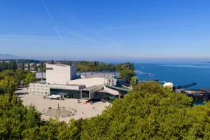 Festspielhaus Bregenz aus der Vogelperspektive © KoenigsFreunde