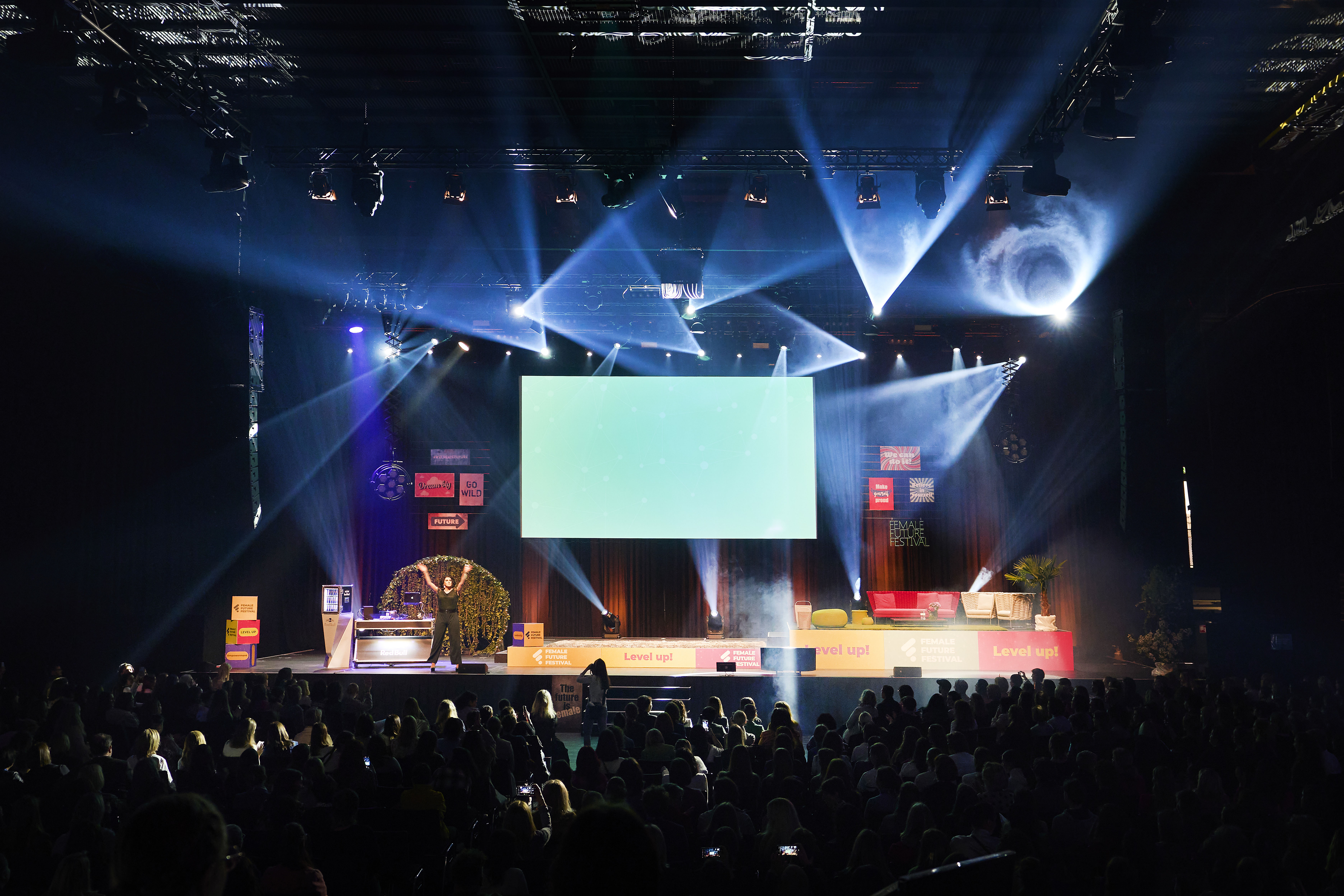 Lichtshow im Großen Saal des Festspielhauses Bregenz © Anja Koehler